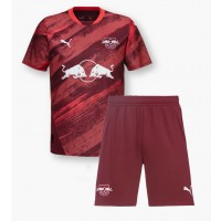 Dječji Nogometni Dres RB Leipzig Antonio Nusa #7 Gostujuci 2024-25 Kratak Rukav (+ Kratke hlače)